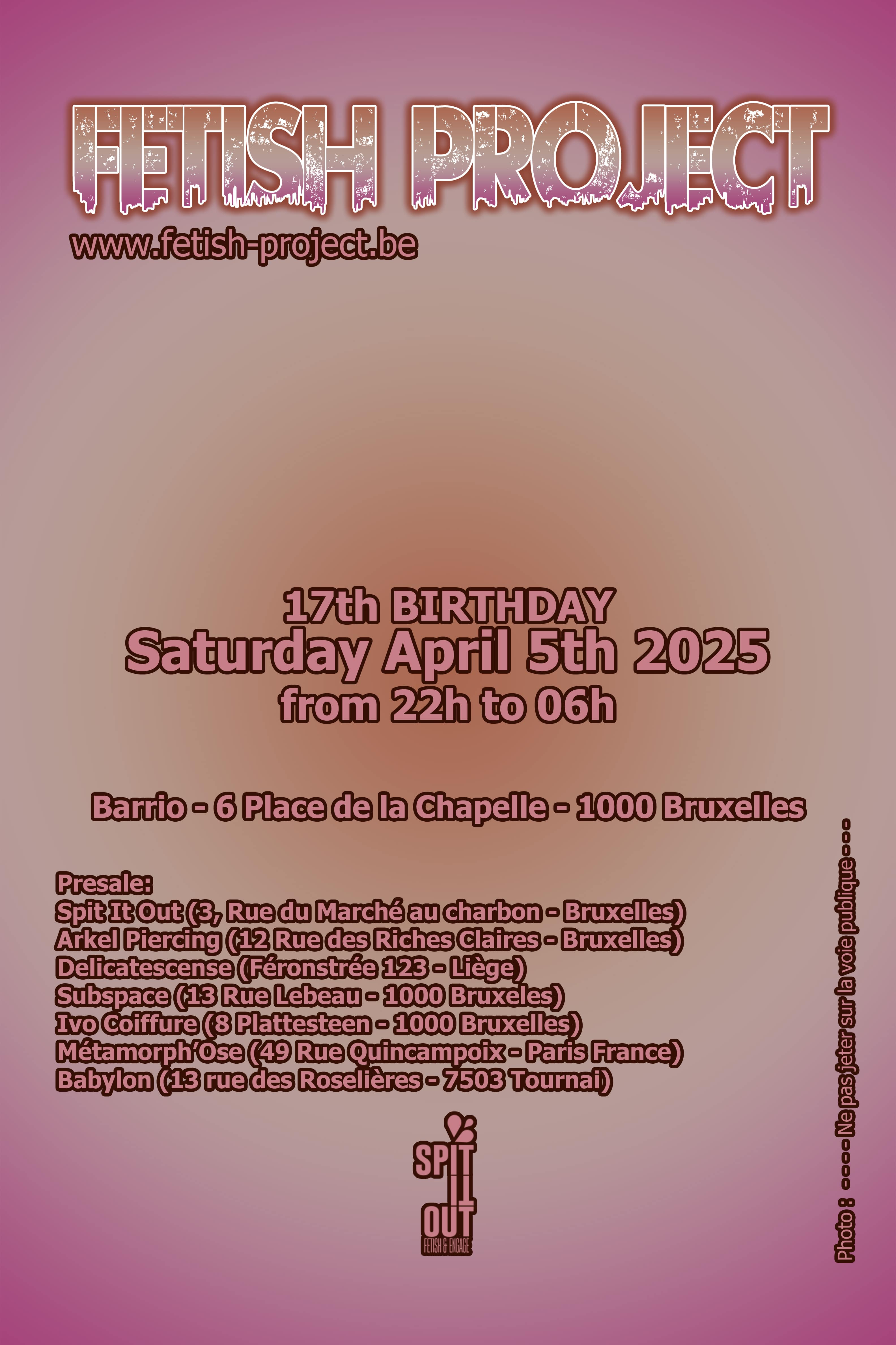 Flyer Fetish Project 05 04 25